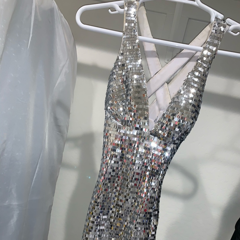 Silver party  dress